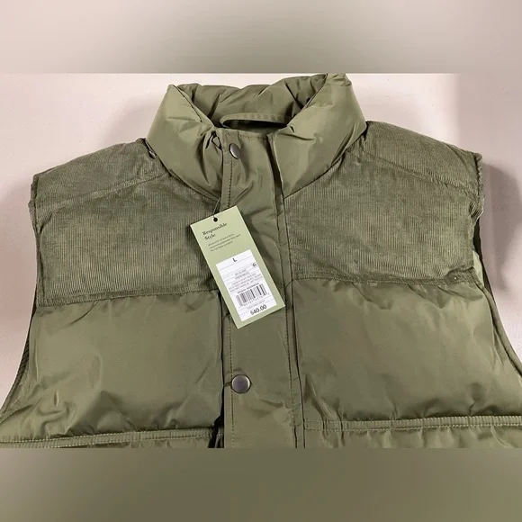 Goodfellow & Co Olive Green Puffer Vest - Picture 4 of 11